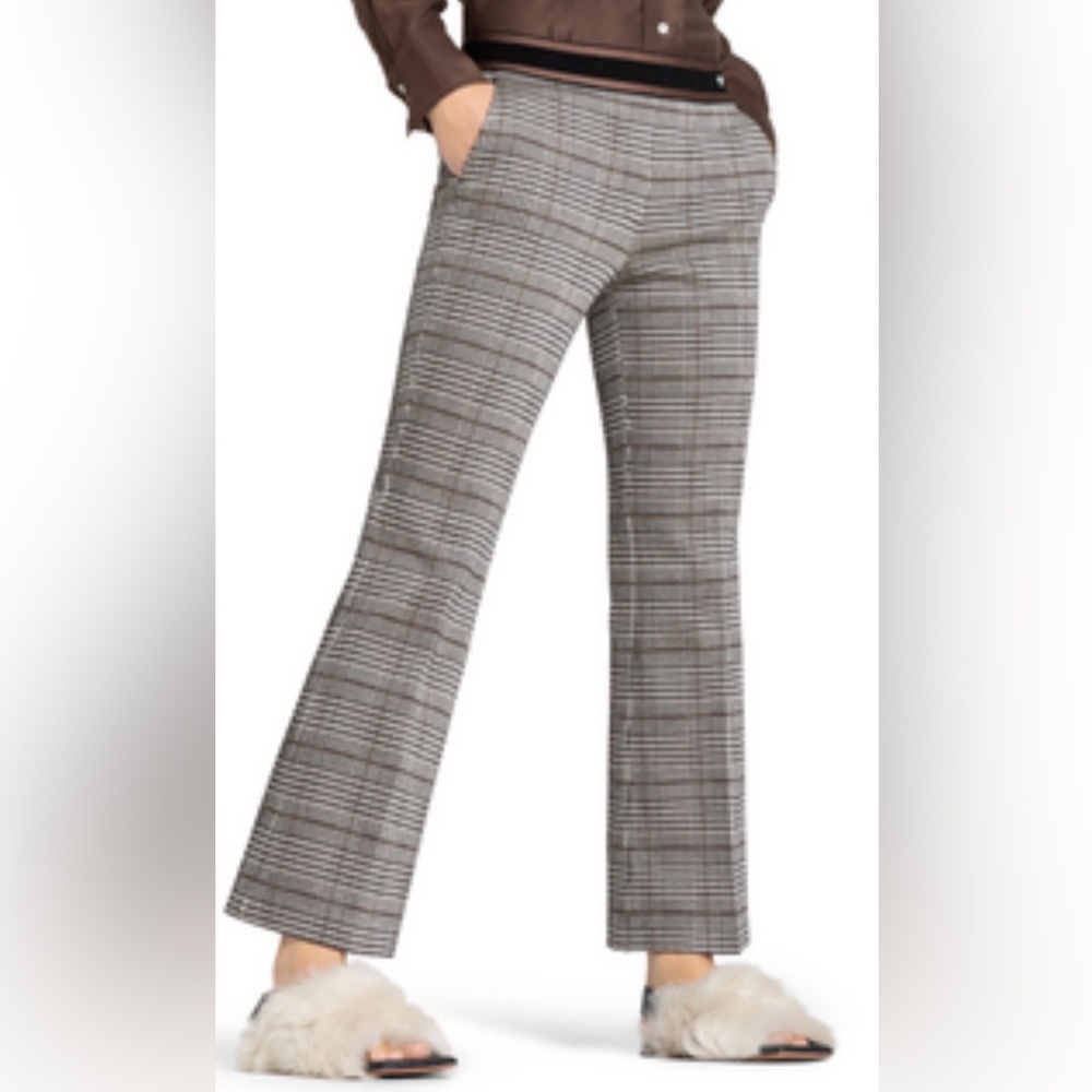 Designer MO & Co. plaid cropped trousers - size XS (fits 00) retail: $375